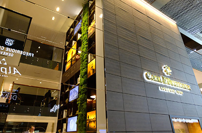 Vivit an der Baselworld Alles rund um vertikale Begrünung Carl F. Bucherer Basel World Green Wall Bibliothek